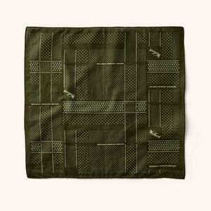 NWT Sold Out Woolrich x Target Graphic Print Cotton Bandana Sage Green